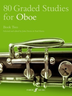 80 Graded Studies Book 2 - Oboe by Davies/Harris Faber 0571511767