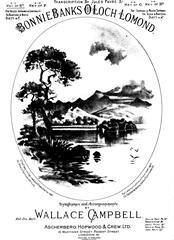 Bonnie Banks O'Loch Lomond (Archive pages) - Eb Major Vocal/Piano (Digital Download)