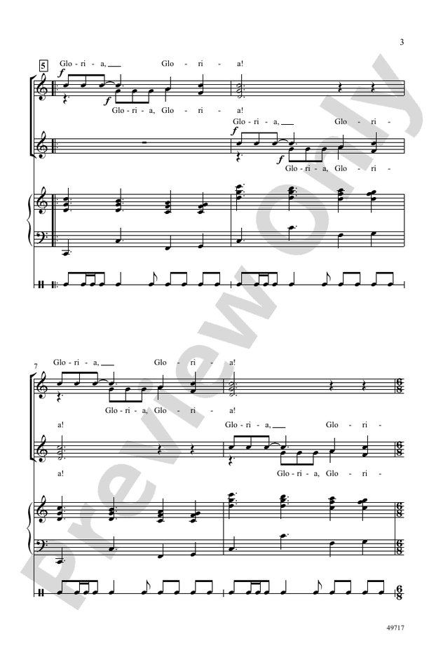 Hodie Fanfare - SSAA Choral Octavo (Digital Download)