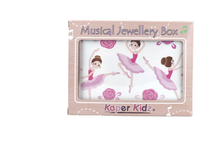 Ballet Jewellery Box Ulyana Ballerina Rectangular Shaped Box