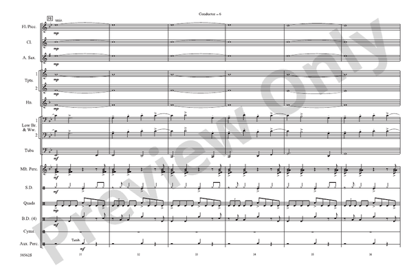When We Stand Together – Marching Band Conductor Score & Parts (Digital Download)