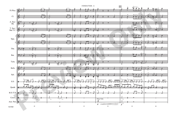 El Bandido – Marching Band Conductor Score & Parts (Digital Download)