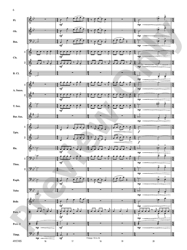 Stay Tuned - Concert Band Conductor Score & Parts (Digital Download)