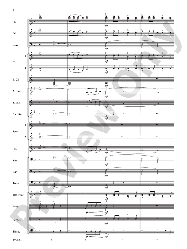 La Furia - Concert Band Conductor Score & Parts (Digital Download)