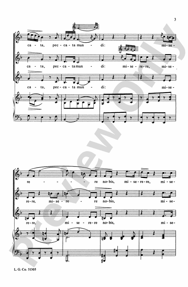 Agnus Dei (from Coronation Mass) - SSA Choral Octavo (Digital Download)