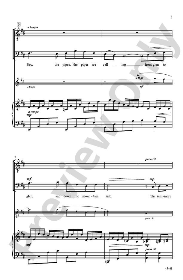 Danny Boy – TTBB Choral Octavo (Digital Download)