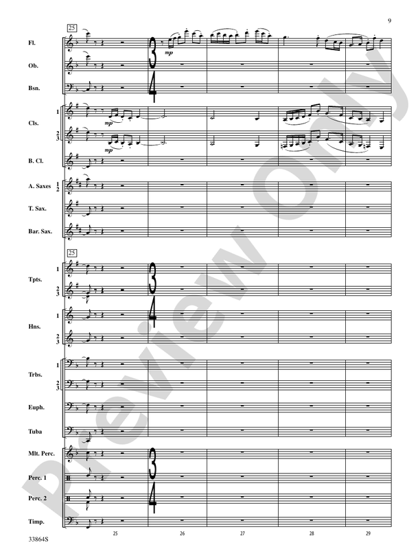 Montana Visions - Concert Band Conductor Score & Parts (Digital Download)