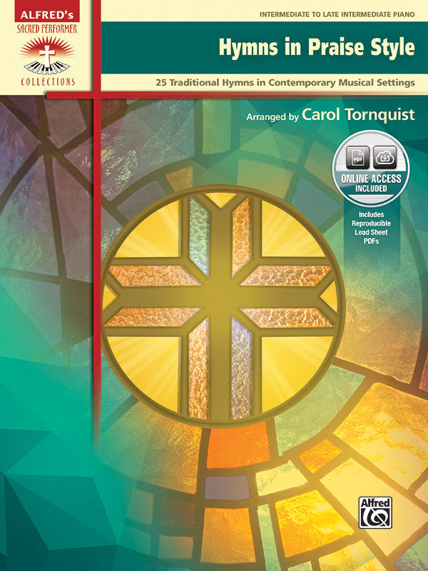 Hymns in Praise Style Piano Book/CD