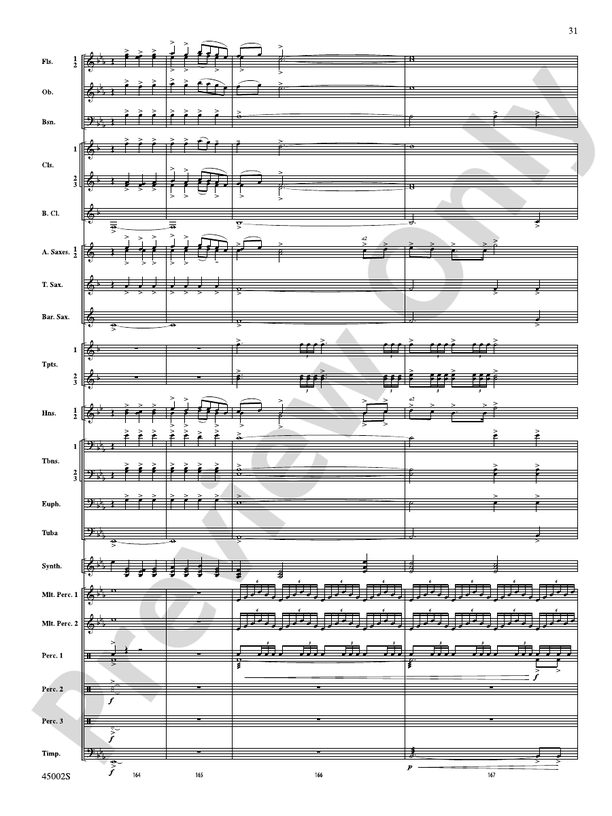 Winds of Change - Concert Band Conductor Score & Parts (Digital Download)
