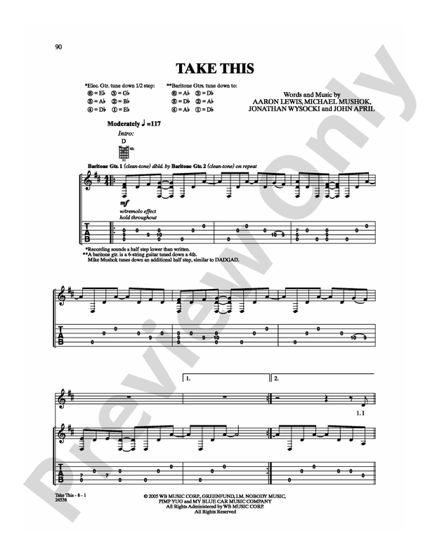 Take This - Guitar TAB (Digital Download)