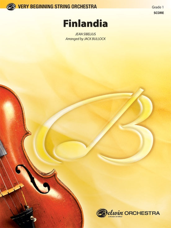 Sibelius Finlandia String Orchestra Grade 1 Score/Parts arranged by Bullock
