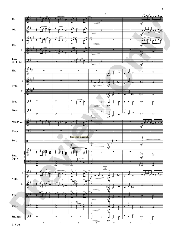 The Pit and the Pendulum – Full Orchestra Conductor Score & Parts (Digital Download)