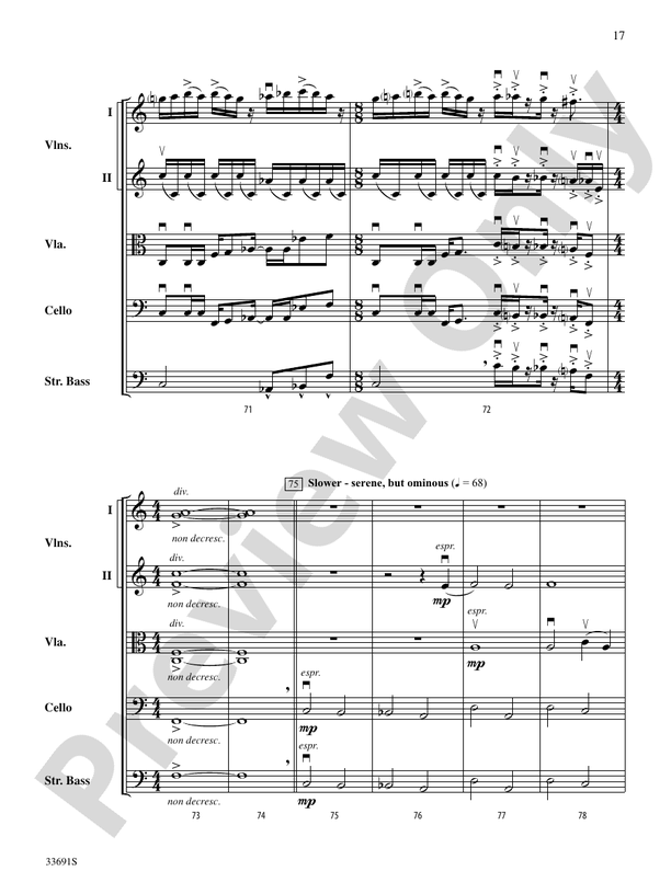 Paranoid Android (from OK Computer) - String Orchestra Conductor Score & Parts (Digital Download)