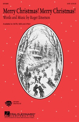 Merry Christmas! Merry Christmas! - Roger Emerson - 2-Part Hal Leonard Choral Score Octavo