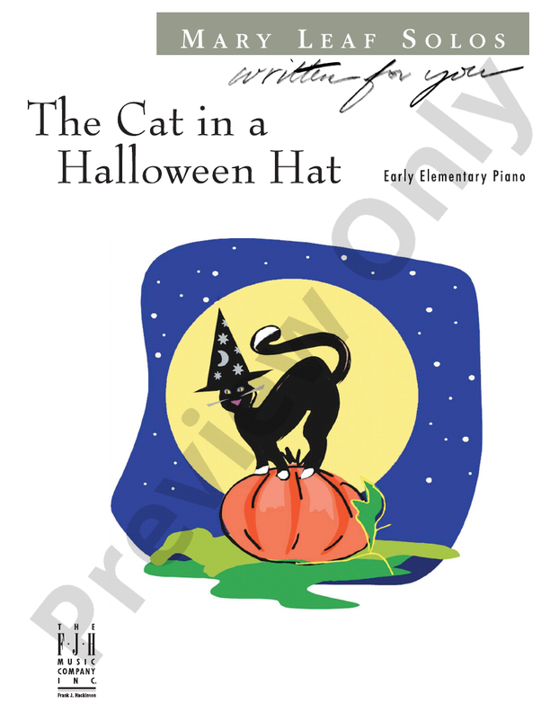 The Cat in a Halloween Hat - Piano (Digital Download)