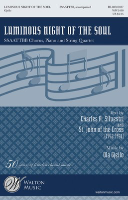 Luminous Night of the Soul - Ola Gjeilo - SSAATTBB Walton Music Choral Score Octavo