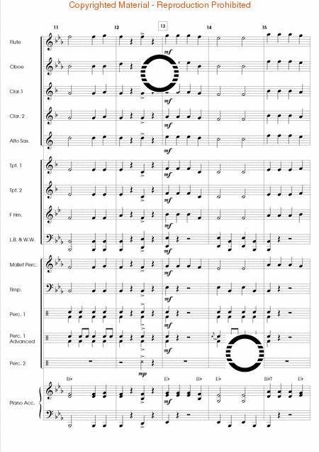Popcorn Prelude - Beginning Band Grade 0.5 - Score and Parts - Mike Hannickel - Curnow Music