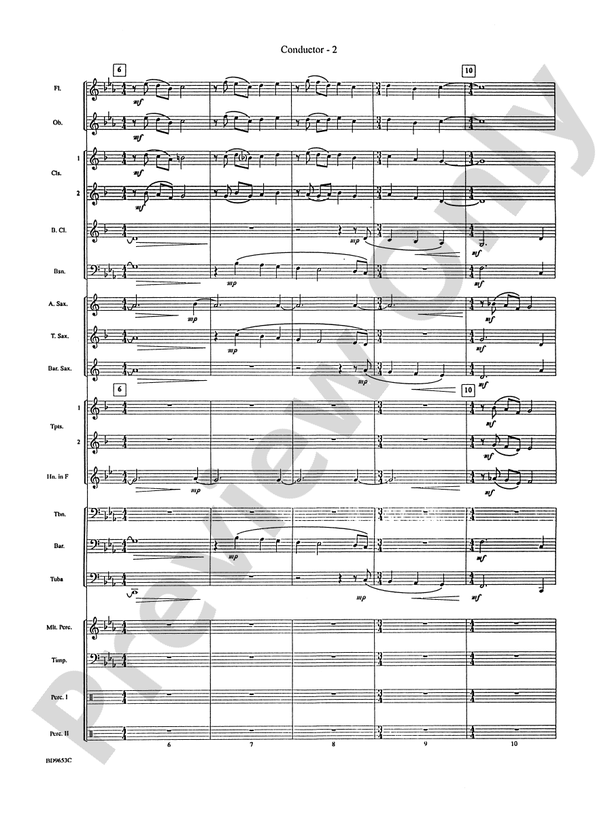 Maya: The Lost Civilization - Concert Band Conductor Score & Parts (Digital Download)