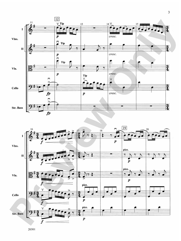 Acrobats – String Orchestra Conductor Score & Parts (Digital Download)