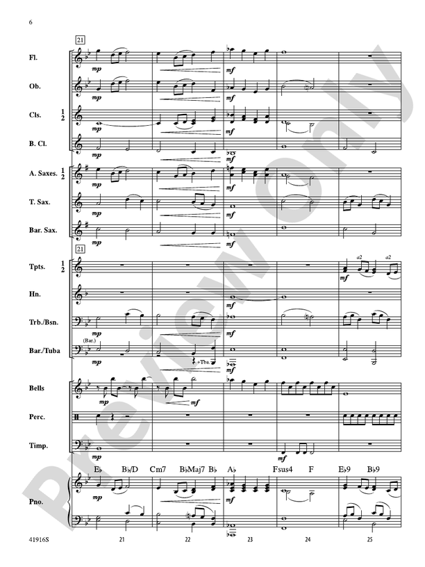 Winter Whispers - Concert Band Conductor Score & Parts (Digital Download)