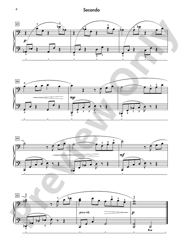 Just for Two, Book 2 - 1 Piano, 4 Hands (Digital Download)