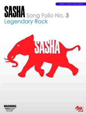 Sasha Song Folio No 3 Legendary Rock Pv Easy Gtr -