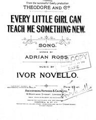 Every Little Girl Can Teach Me Something New (from 'Theodore & Co.') - Vocal/Piano (Digital Download)