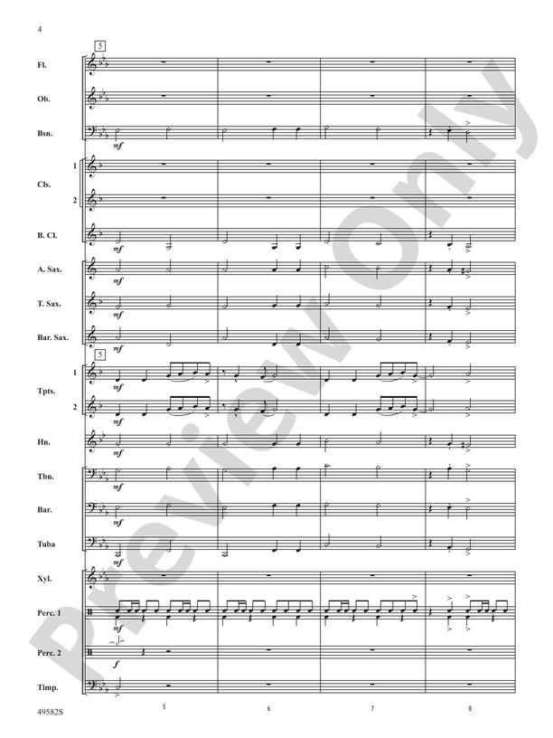 Whiplash - Concert Band Conductor Score & Parts (Digital Download)