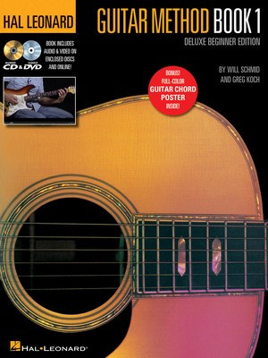 Hal Leonard Guitar Method Book 1 Deluxe Beginner Edition -Guitar/Audio Access Online/Poster by Koch/Schmid Hal Leonard 155480