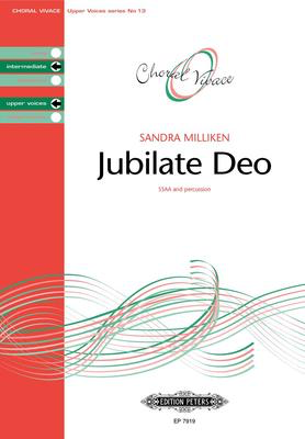 Jubilate Deo - SSA Choral Score Octavo - Sandra Milliken - Peters EP7919