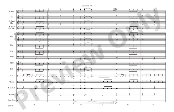 Superman Opener – Marching Band Conductor Score & Parts (Digital Download)