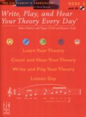 Write Play And Hear Your Theory Bk 2 Bk/Cd - Book 2 - Helen Marlais|Kristen Avila|Peggy O'Dell - Piano Helen Marlais|Kristen Avila|Peggy O'Dell FJH Music Company /CD