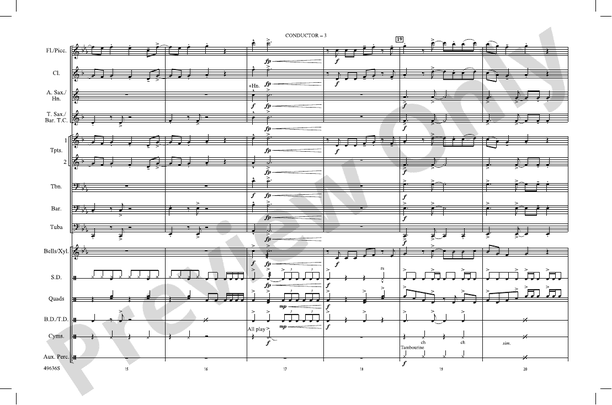 Mercy (From Space Jam: A New Legacy) – Marching Band Conductor Score & Parts (Digital Download)