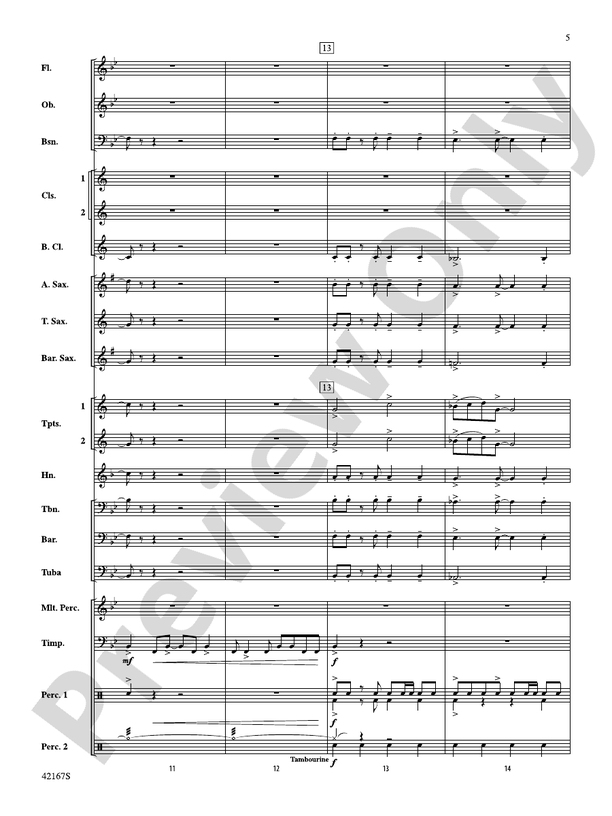 Blind Brook Celebration - Concert Band Conductor Score & Parts (Digital Download)