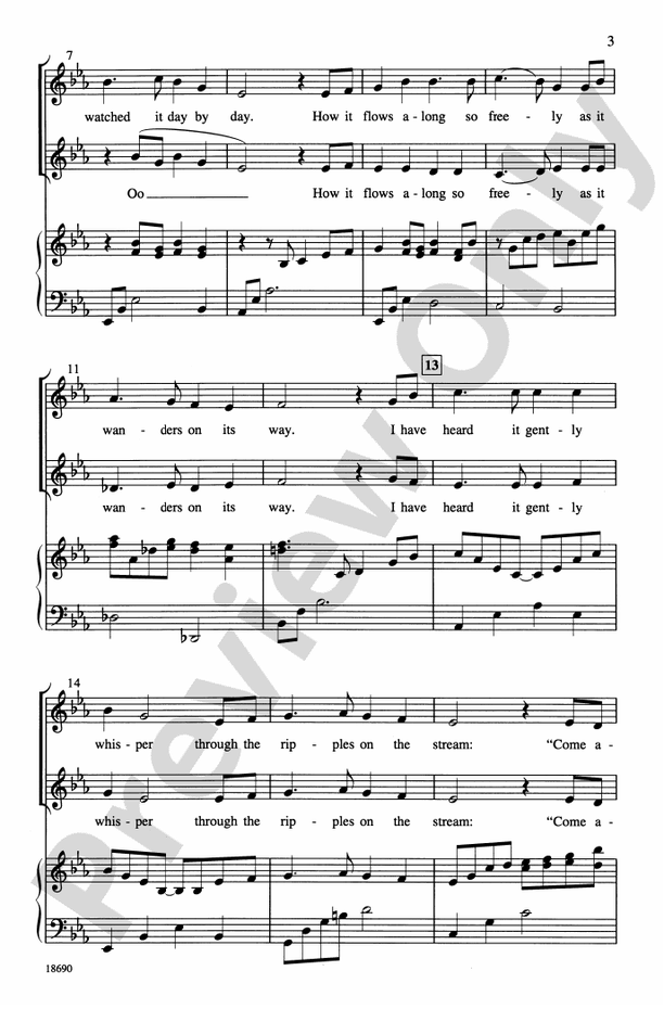 Follow the River – 2-Part Choral Octavo (Digital Download)