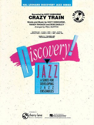 Crazy Train - Bob Daisley|Ozzy Osbourne|Randy Rhoads - Paul Murtha Cherry Lane Music Score/Parts/CD