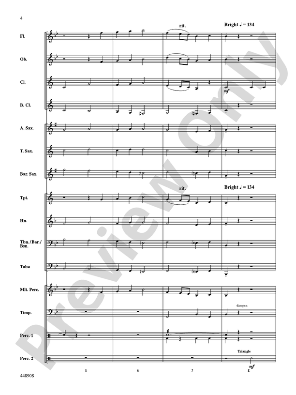 Project Mars - Concert Band Conductor Score & Parts (Digital Download)