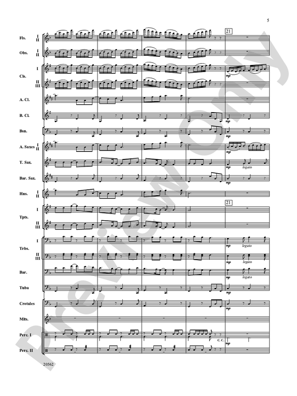 Pablo! - Concert Band Conductor Score & Parts (Digital Download)