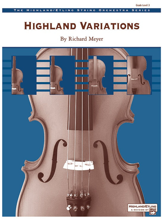 Highland Variations – String Orchestra Conductor Score & Parts (Digital Download)