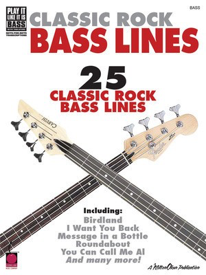 Classic Rock Bass Lines - Bass Guitar Cherry Lane Music Bass TAB