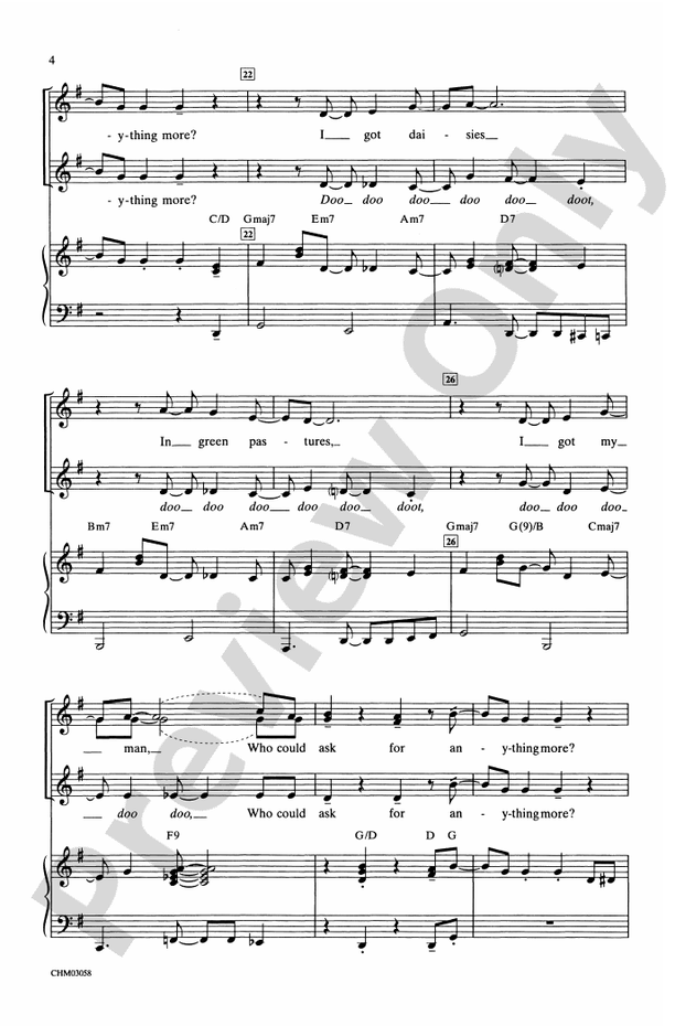 I Got Rhythm - Arr. Kirby Shaw – SSA Choral Octavo (Digital Download)