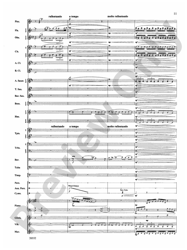 Chiaroscuro - Concert Band Conductor Score & Parts (Digital Download)