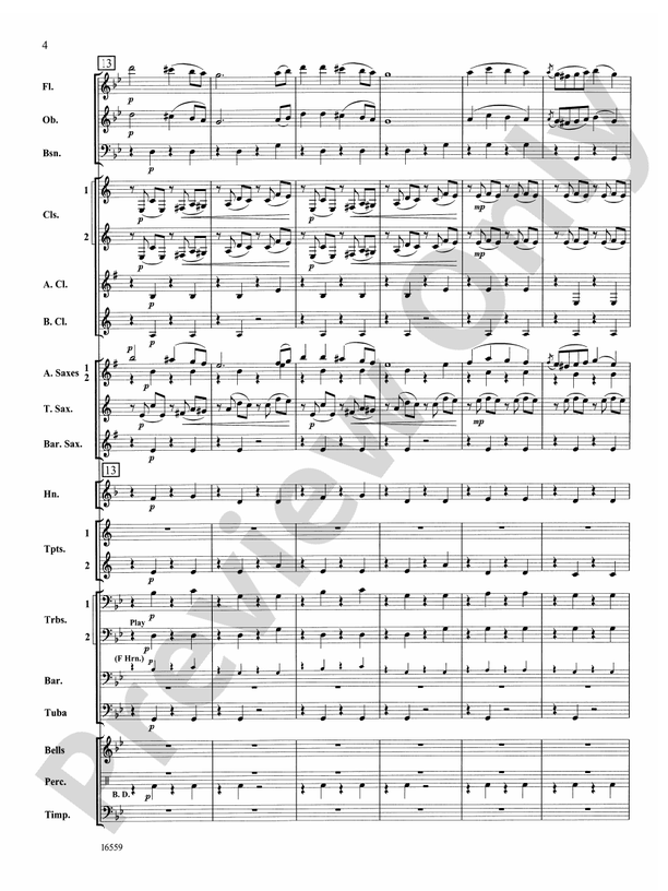 March Slav (Arr. Mark Williams) - Concert Band Conductor Score & Parts (Digital Download)