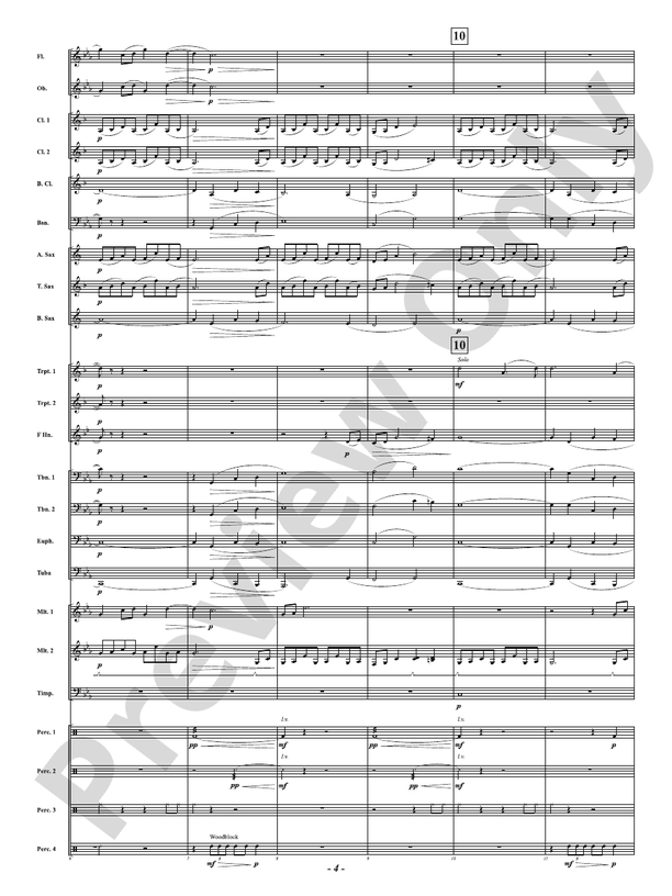 Mystic Forest - Concert Band Conductor Score & Parts (Digital Download)