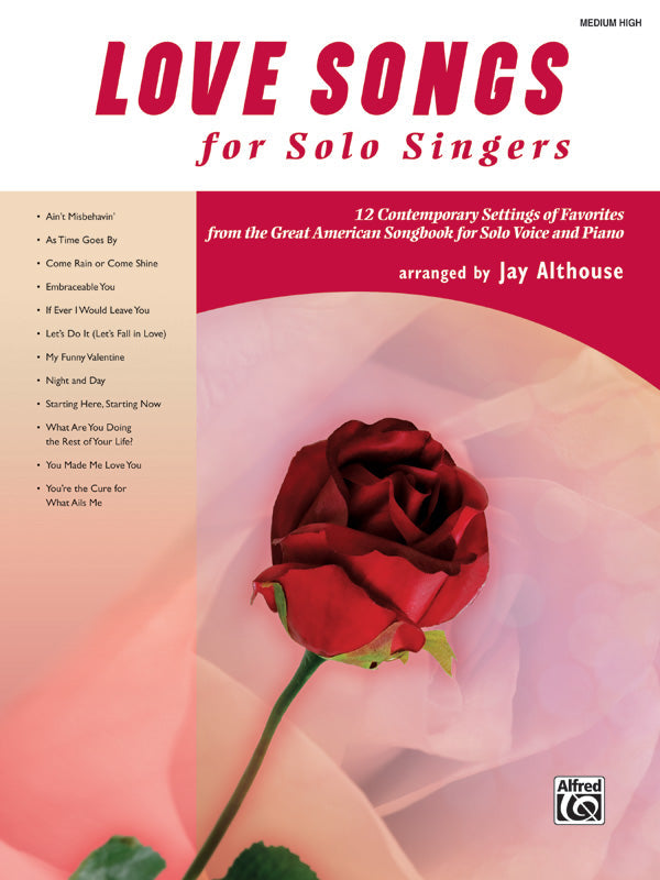 LOVE SONGS FOR SOLOS SINGERS MED HIGH BK ONLY