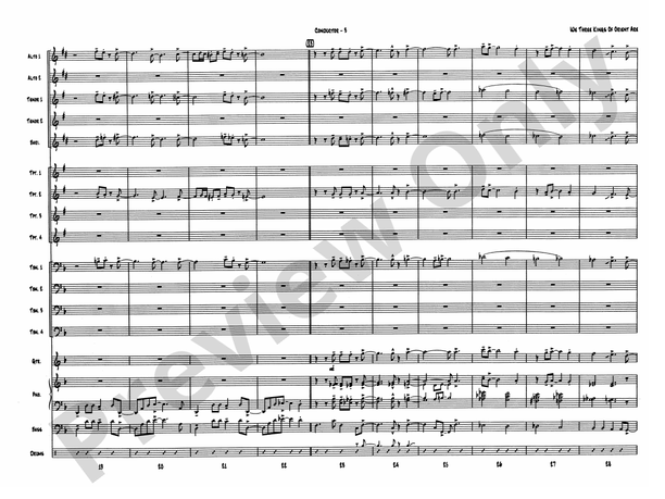 We Three Kings of Orient Are - Jazz Ensemble Conductor Score & Parts (Digital Download)