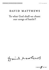 To What God Shall We Chant Our Songs Of Battle? - SATB Chorus (Digital Download)