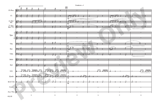 El Tiburon – Marching Band Conductor Score & Parts (Digital Download)