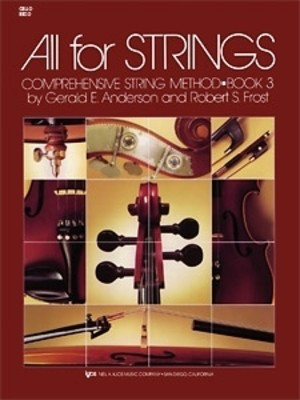 All For Strings Book 3 Double Bass - Gerald Anderson|Robert Frost - Double Bass Neil A. Kjos Music Company