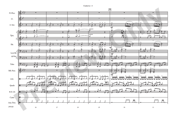 Alacran – Marching Band Conductor Score & Parts (Digital Download)